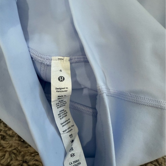 Lululemon Align High-Rise Crop 23" Pastel Blue Leggings Size 6 - Picture 7 of 13
